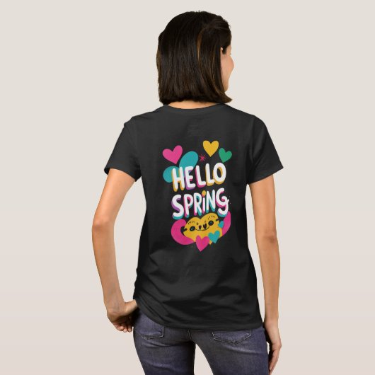hallo lente t-shirt (Achterkant volledig)