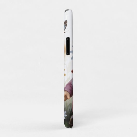Hallo Lente Tuinkabouter: Schattige Kabouter met V Case-Mate iPhone Case (Achterkant/rechts)