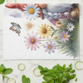 Hallo Lente Tuinkabouter: Schattige Kabouter met V Theedoek (Gevouwen)