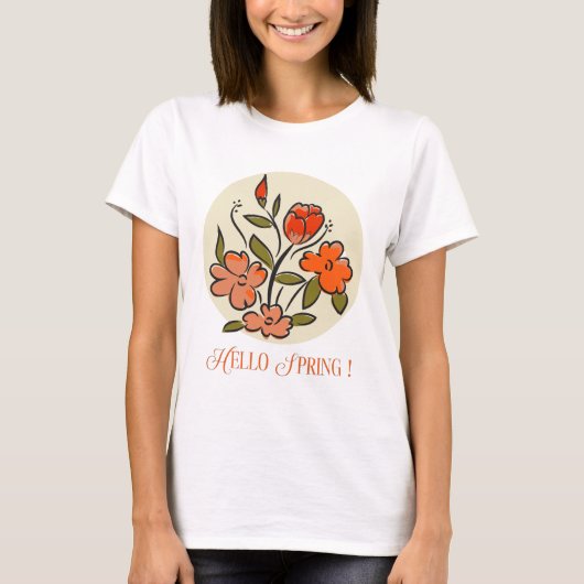 hallo lenteken t-shirt (Voorkant)