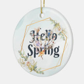 hallo lentemvogels keramisch ornament (Links)