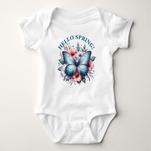 Hallo Lentevlinder-96282 Romper (Voorkant)