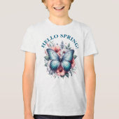 Hallo Lentevlinder-96282 Tri-Blend Shirt (Voorkant)