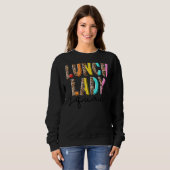 Hallo Leopard Lunch Lady Squad Cafeteria Trui (Voorkant volledig)