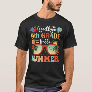 Hallo Leraar Studenten Afscheid 9e Grade T-shirt