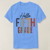 hallo lerarenopleiding van de vijfde klas t-shirt (Design voorkant)