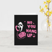 Hallo Leuk Nee Je Hang Up Eerste Ghost Calling Kaart (Gele Bloem)