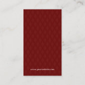 hallo leuk om je te ontmoeten - Retro Stijlvol Visitekaartje (Achterkant)