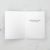 Hallo Leuke Halloween?  pompoen hoofd Feestdagen Kaart (Binnen)