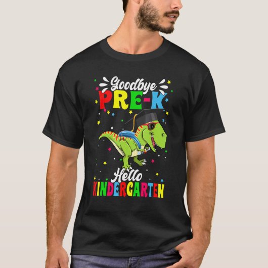 Hallo Leuke laatste dag van school afscheid Pre K T-shirt (Voorkant)