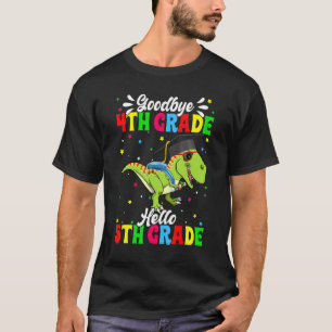 Hallo Leuke laatste dag van school afscheid vierde T-shirt
