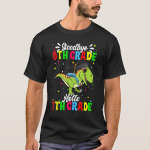 Hallo Leuke laatste dag van school afscheid zesde  T-shirt