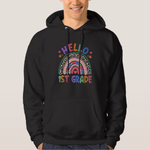 Hallo Leuke luipaard regenboog Hoodie