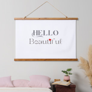 HALLO Leuke, Opbeurende Cadeau voor Haar Hangend Wandkleed