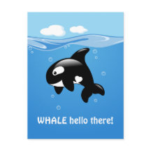 Hallo Leuke orka walvis (Well)