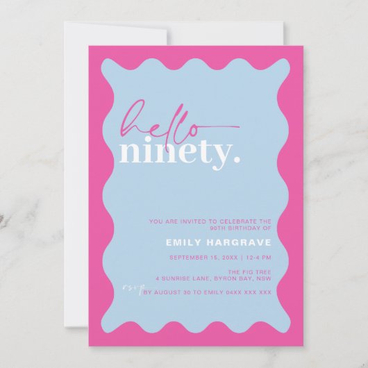 Hallo Levendig Verjaardagsfeest Kaart (Voorkant)