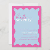 Hallo Levendig verjaardagsfeestje Kaart (Voorkant)