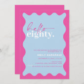 Hallo Levendig verjaardagsfeestje Kaart (Voorkant / Achterkant)