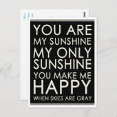 Hallo Liefde, Motivatie Quote Blank Briefkaart (Voorkant / Achterkant)