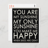 Hallo Liefde, Motivatie Quote Blank Briefkaart (Voorkant / Achterkant)