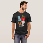 Hallo Liefde terug naar school Cute T-shirt (Voorkant volledig)