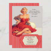 Hallo Liefde Uitnodiging vrijgezellenfeest (Voorkant / Achterkant)