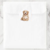 Hallo Liefs Havanese Tan Puppy Dog Ronde Sticker (Tas)