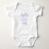 hallo Little One Paars Romper (Voorkant)