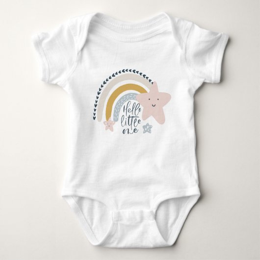 Hallo Little One Waterverf Rainbow Romper (Voorkant)