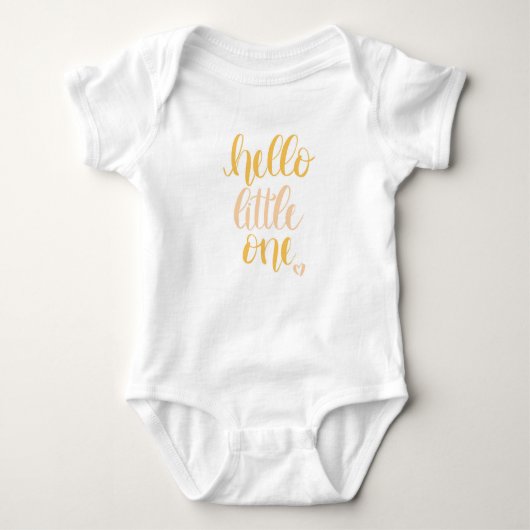 hallo Little One Yellow Romper (Voorkant)