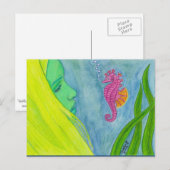 "Hallo, Little Seahorse" door Daedelys Briefkaart (Voorkant / Achterkant)