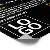 hallo Logo, vertaler en tolk Poster (Hoek)