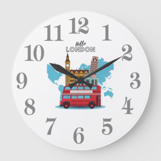 hallo Londen Grote Klok (Voorkant)