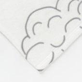 hallo Londen | Handtekenteken met baarmoeder Fleece Deken (Hoek)