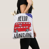 hallo Londen | Handtekenteken met baarmoeder Tote Bag (Dichtbij)