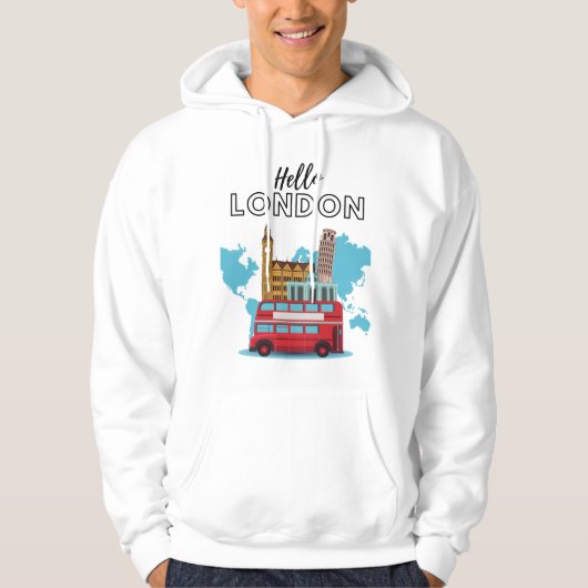 hallo Londen Hoodie (Voorkant)