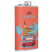 hallo London Flask Heupfles (Rechts)