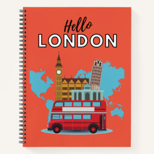 hallo London Notebook Notitieboek