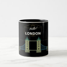 hallo London Two-Tone Coffee Mok