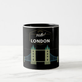 hallo London Two-Tone Coffee Mok