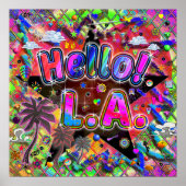 Hallo Los Angeles Poster! Poster (Voorkant)
