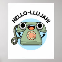 hallo-lujah Funny Telephone Pun