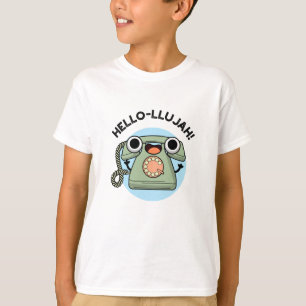 hallo-lujah Funny Telephone Pun T-shirt