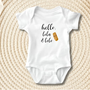 Hallo Lumpia ~ Lola Lolo Filipino Baby Aankondigin Romper