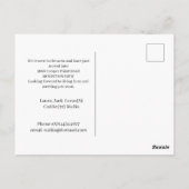 Hallo, maak kennis met de buren briefkaart (Achterkant)