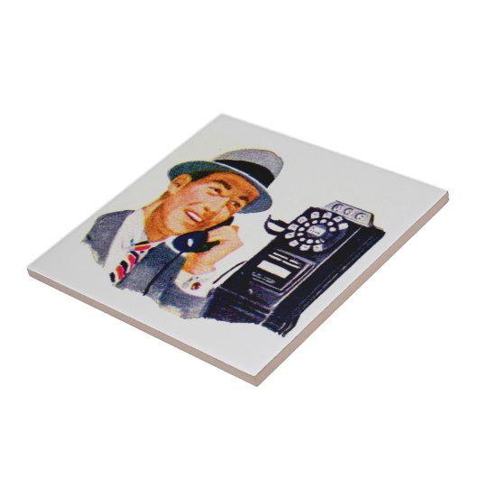 hallo, Mabel? Het is Tony. Tegeltje (Zijkant)