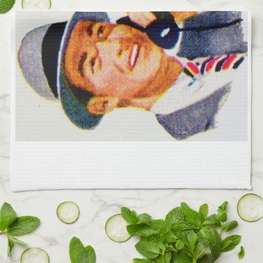 hallo, Mabel? Het is Tony. Theedoek (Gevouwen)