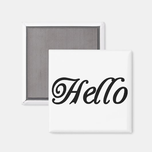 Hallo magneet (Voorkant / Achterkant)