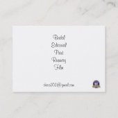 Hallo, make-up artiest, Cheris Homchick Visitekaartje (Achterkant)