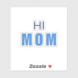 Hallo mama babyjongen sticker